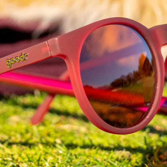 BNIB goodr Circle G I'm Wearing Burgundy Sunglasses - Picture 4 of 5